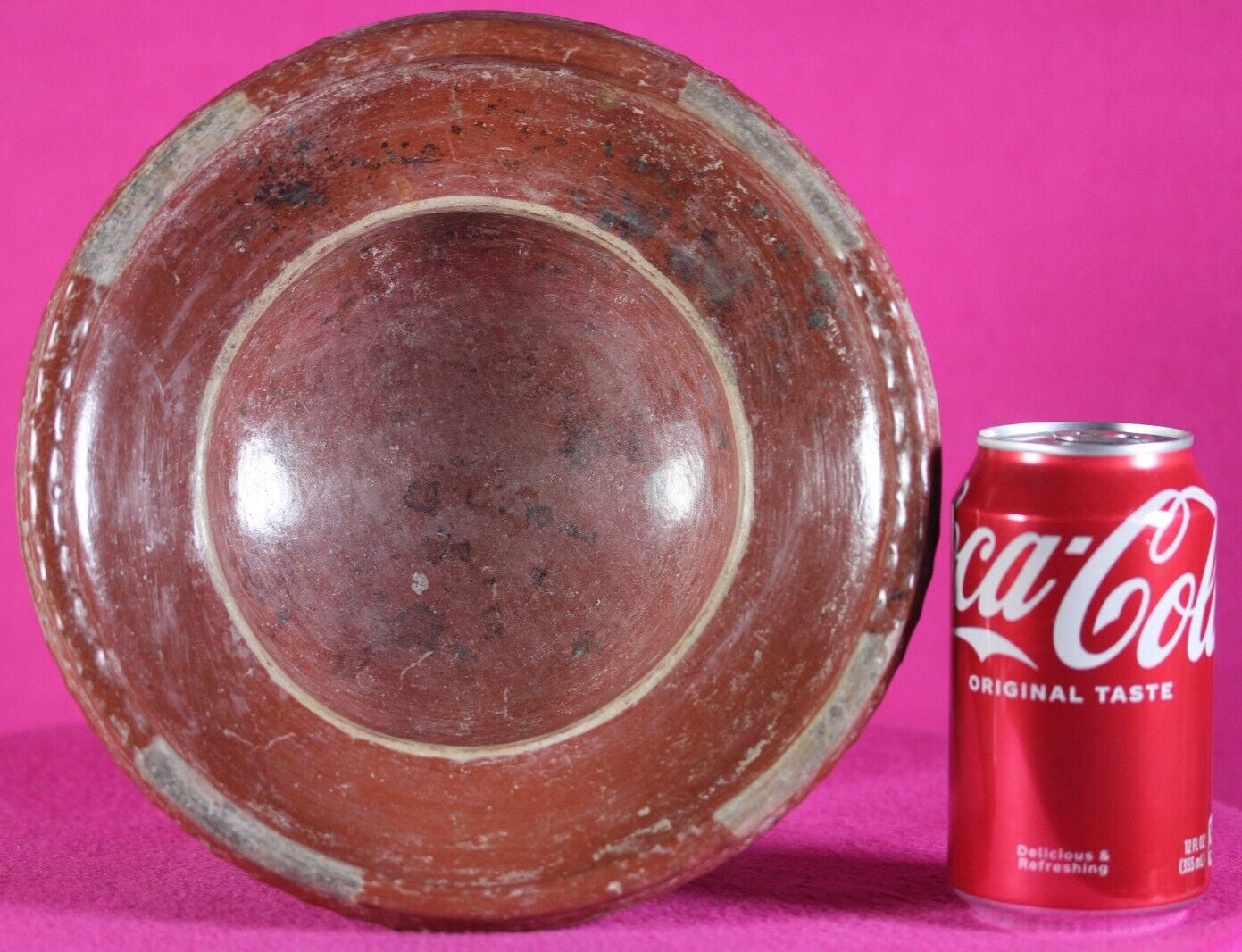 Authentic Pre Columbian Artifact Pedestal Bowl Chupicuaro Arte Primitivo COA T62
