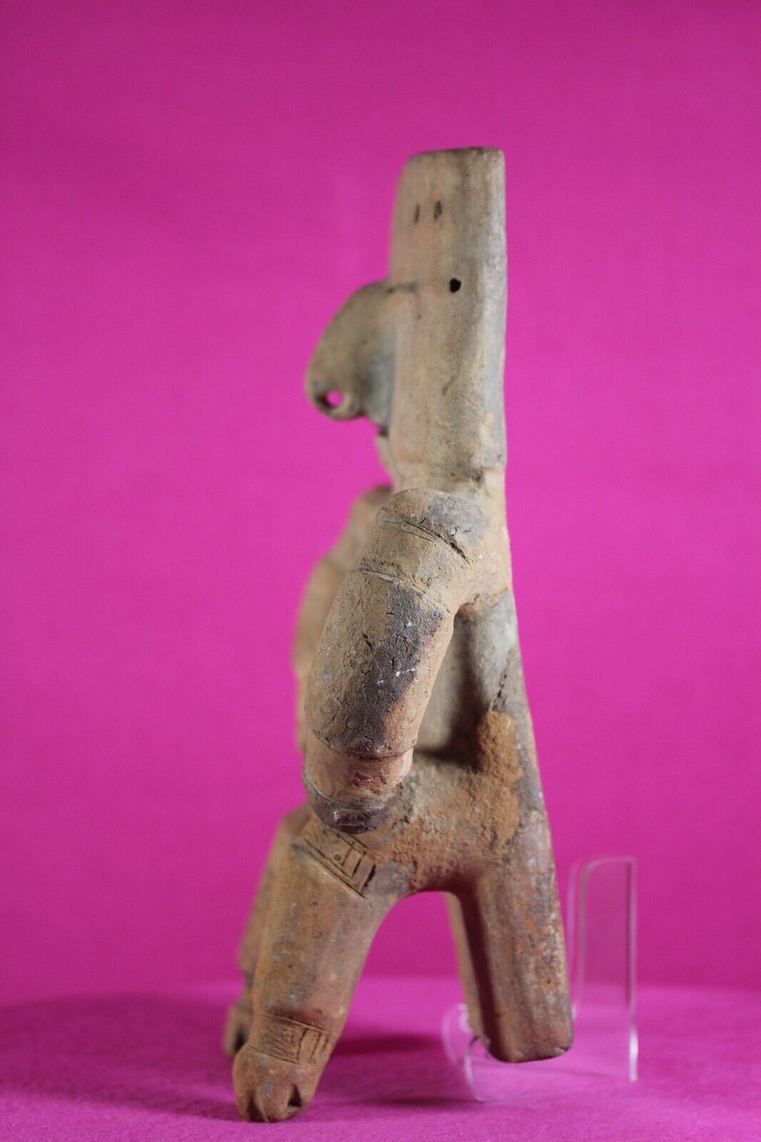 Authentic Pre Columbian Artifact Quimbaya Retablo Columbia 800-1300 AD COA J83
