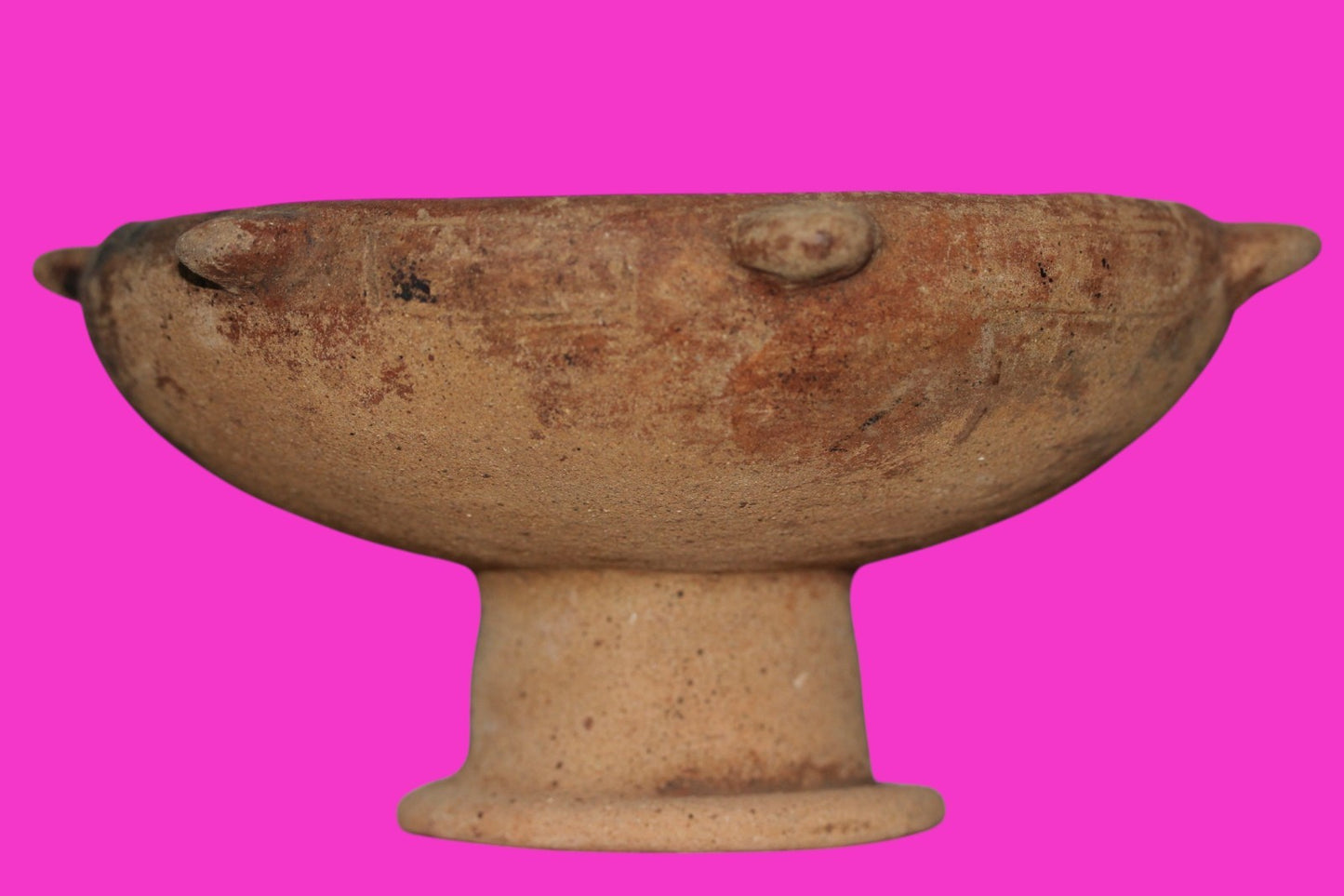 Authentic Pre Columbian Artifact Pedestal Bowl Nicoya Costa Rica 500 AD COA J45