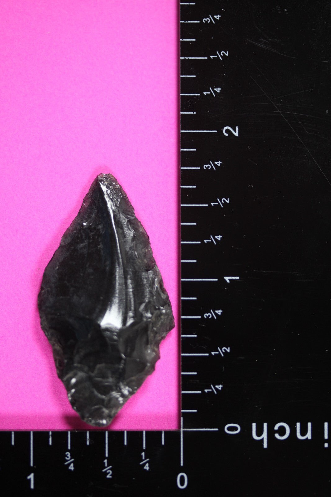 Pre Columbian Artifact Authentic Aztec Arrowhead Battle of Mexico City COA 18