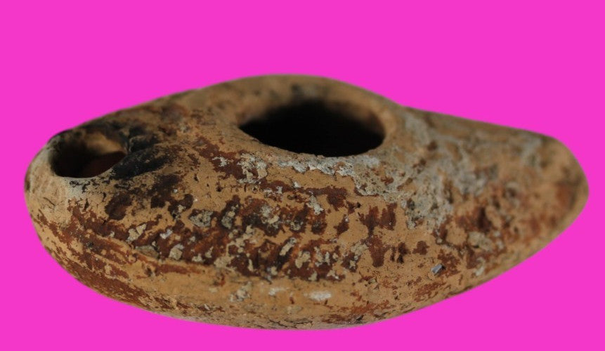 Jesus Christ Homeland Oil Lamp Authentic Holy Land Artifact 100 - 400 AD COA L04