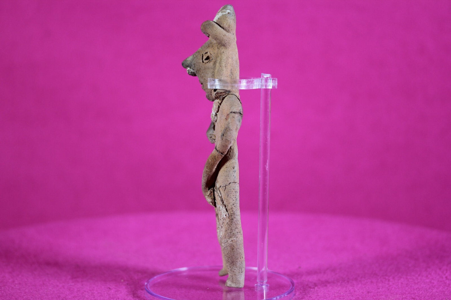 Authentic Pre Columbian Artifact Tomb Figure Colima Ex Arte Primitivo COA T74