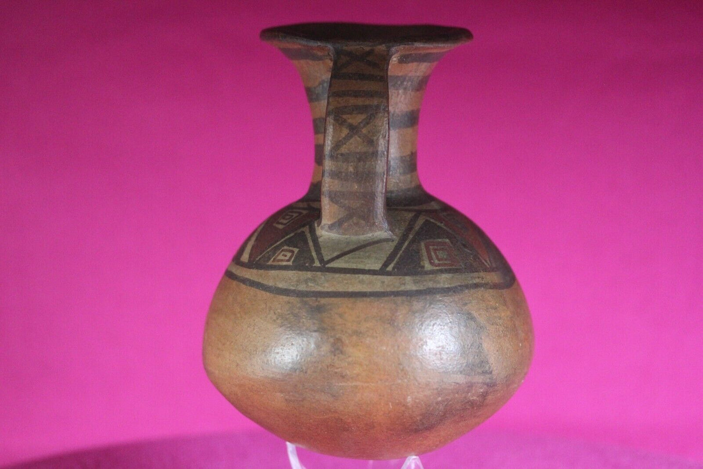 Authentic Pre Columbian Artifact Inca Pitcher Pottery 1438-1533 AD Peru COA J06