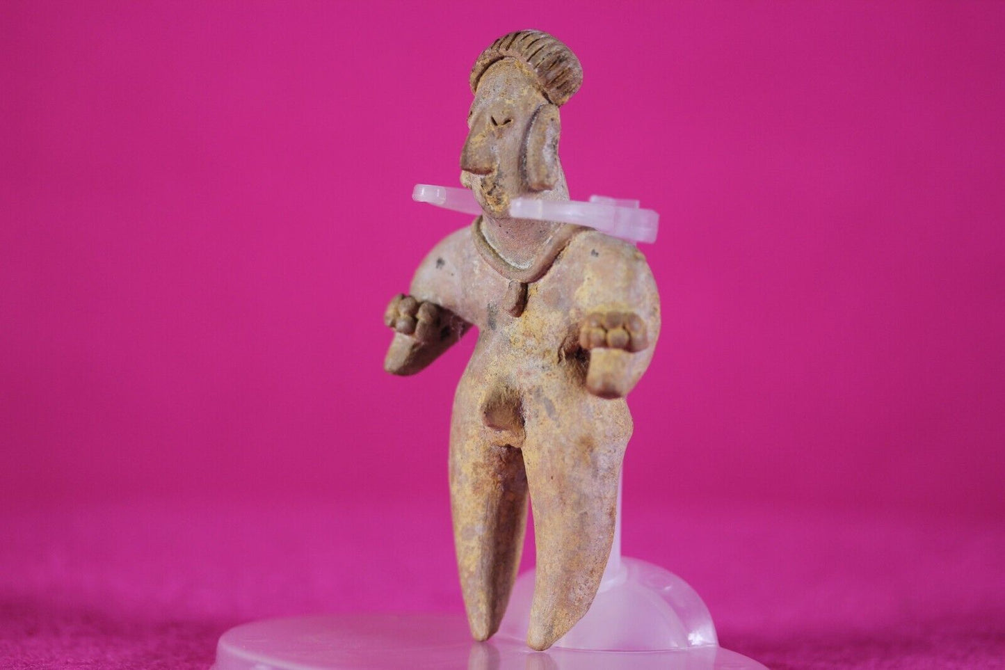 Pre Columbian Artifact Colima Figure Mexico 300BC-300AD Certified COA J64