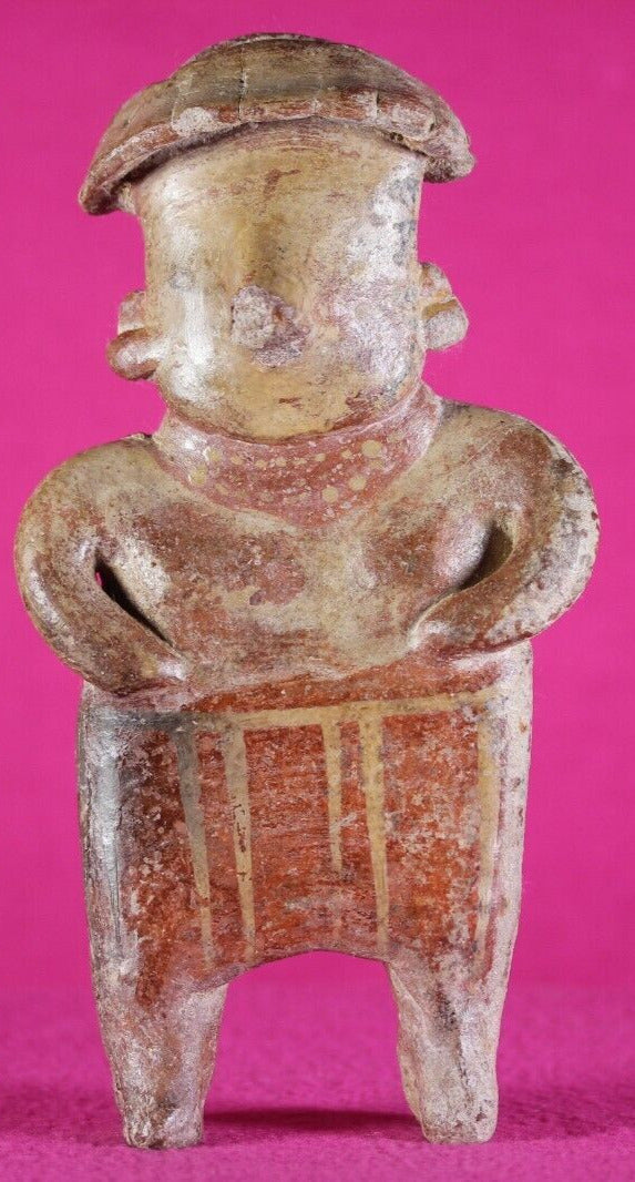 Authentic Pre Columbian Artifact Tomb Figure Nayarit Mexico 300 BC-300 AD J09