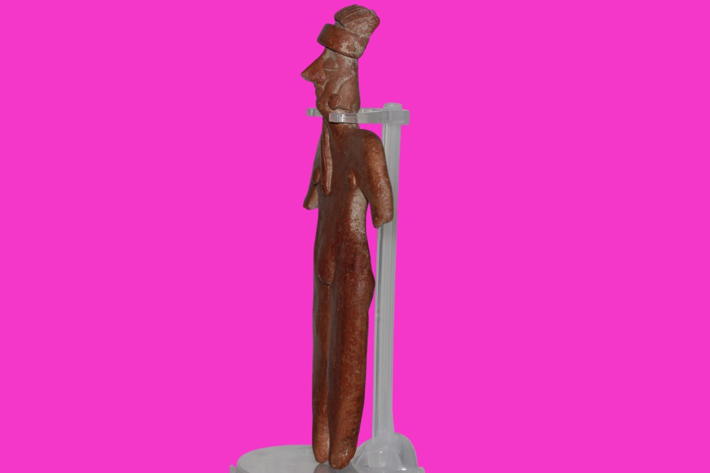 Pre Columbian Artifact 7 Inch Female Tomb Figure Colima Mexico 100 BC COA 244