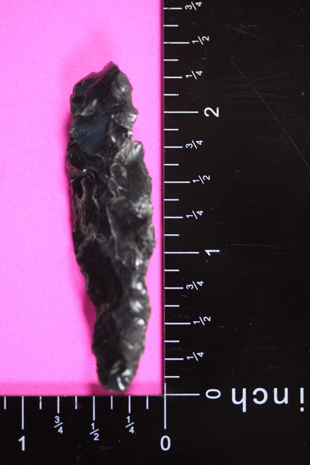 Authentic Pre Columbian Artifact Aztec Arrowhead Battle of Mexico City COA 01