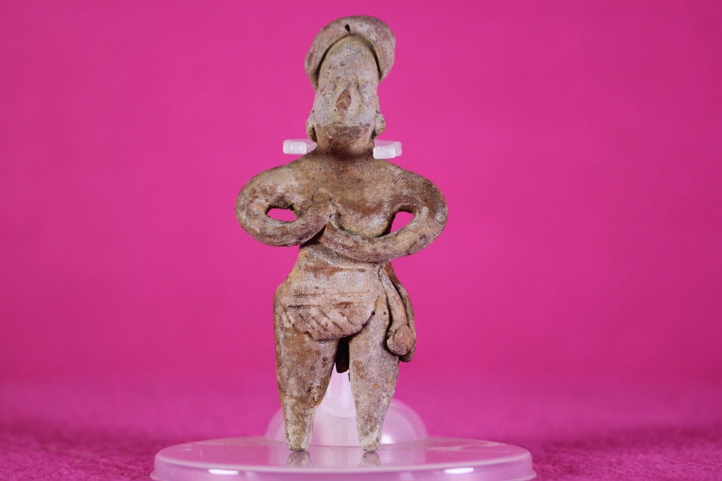 Pre Columbian Artifact Colima Figure Mexico 300BC-300AD ex Primitivo COA J54