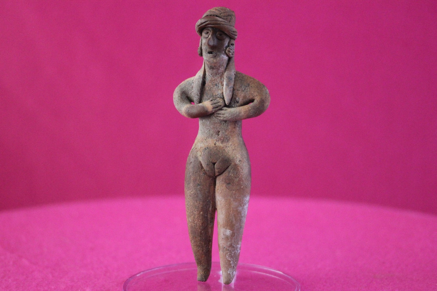 Authentic Pre Columbian Artifact Pretty Lady Tomb Figure Colima Mexico COA 204