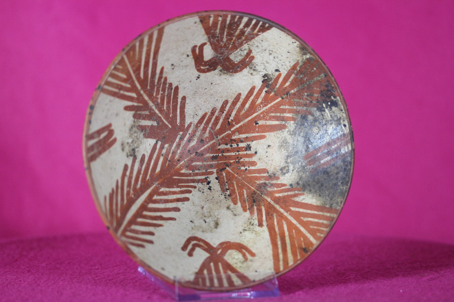 Authentic Pre Columbian Artifact Decorated Bowl Cajamarca Peru Pre Inca COA 206