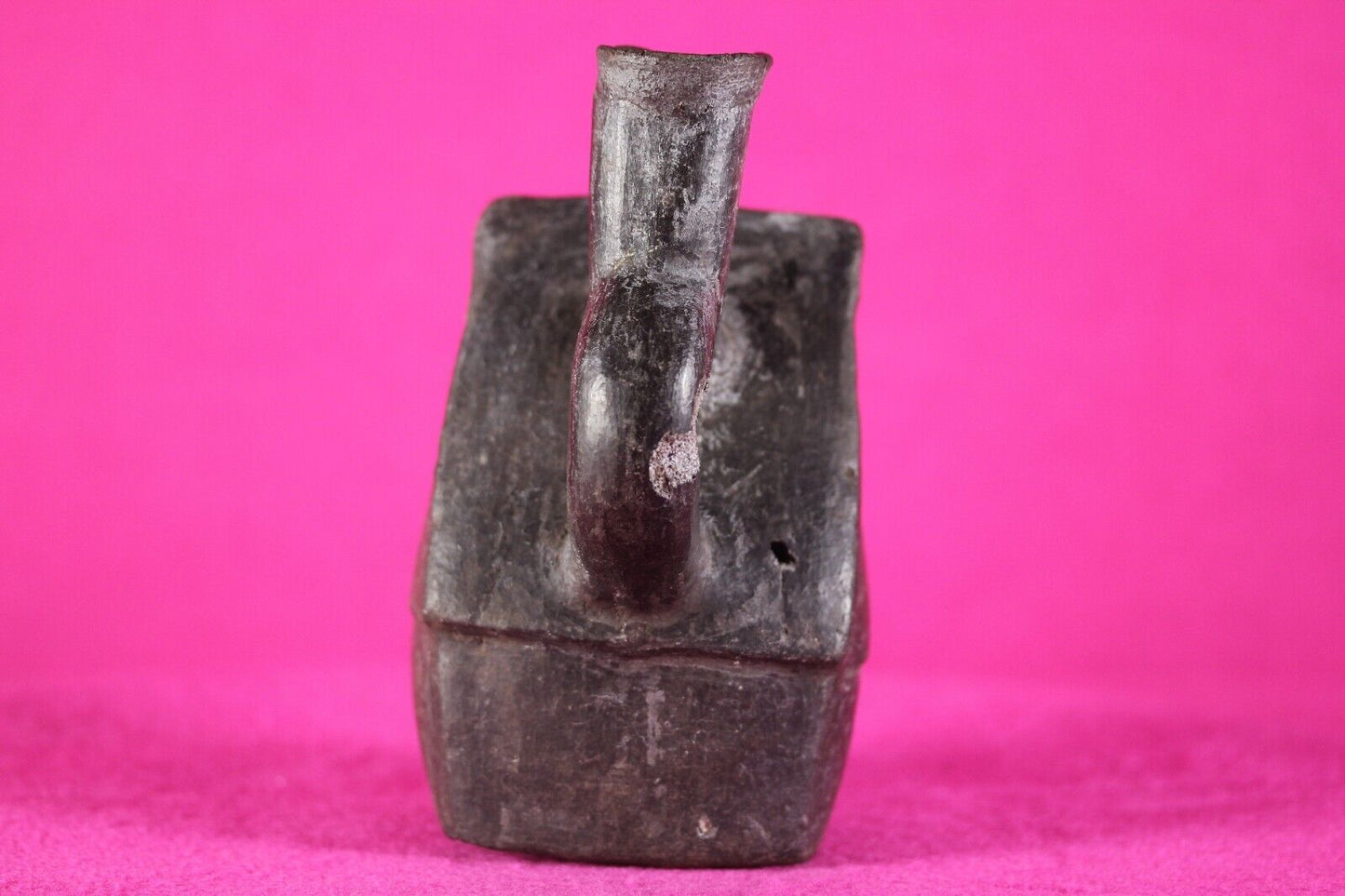 Authentic Pre Columbian Artifact House Stirrup Vessel Moche Peru COA J66
