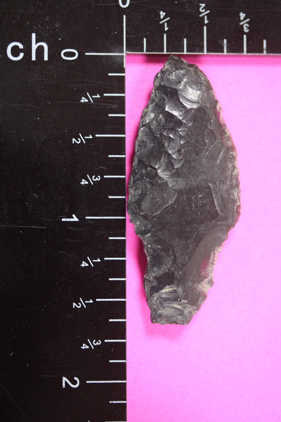 Authentic Pre Columbian Artifact Aztec Arrowhead Battle of Mexico City COA 66
