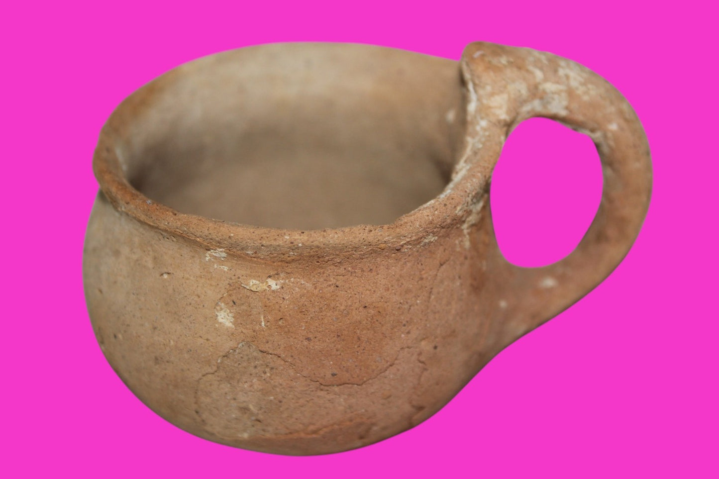 Ancient Holy Land Artifact Time Of Abraham Cup Jesus Christ Home 2000 BC COA 23