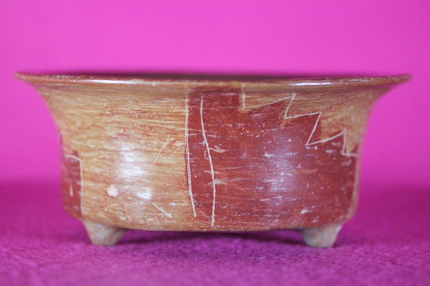 Authentic Pre Columbian Artifact Michoacan Pottery Bowl Arte Primitivo COA T25
