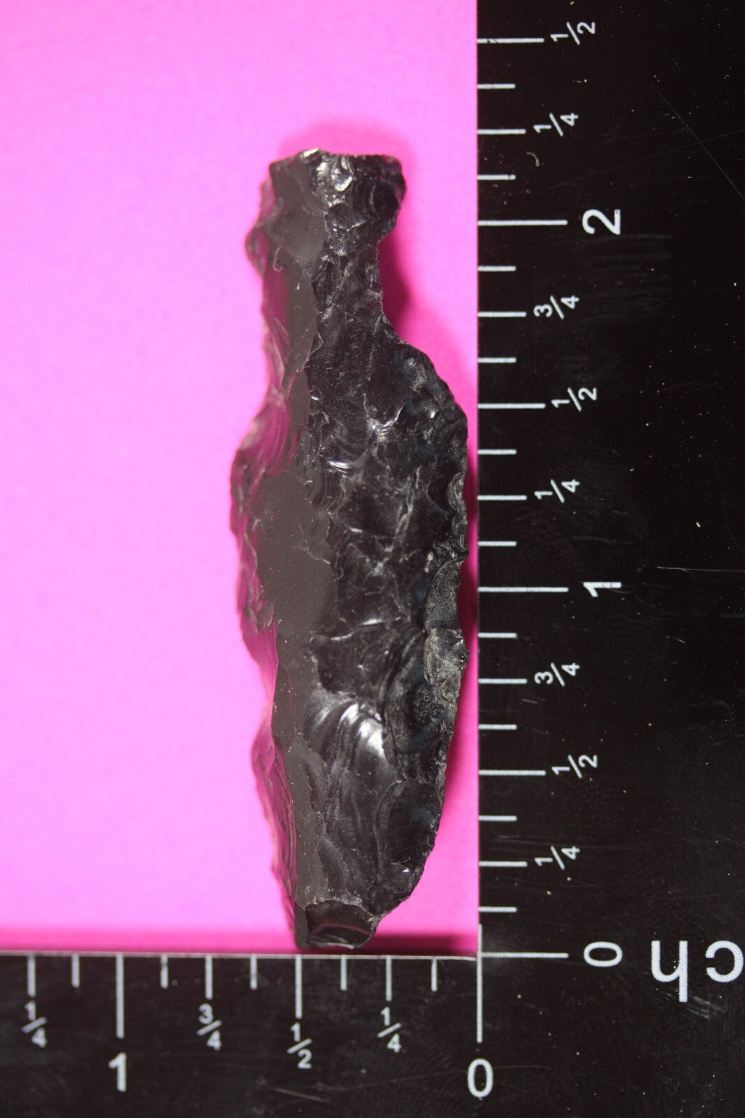 Authentic Pre Columbian Artifact Aztec Arrowhead Battle of Mexico City COA 42