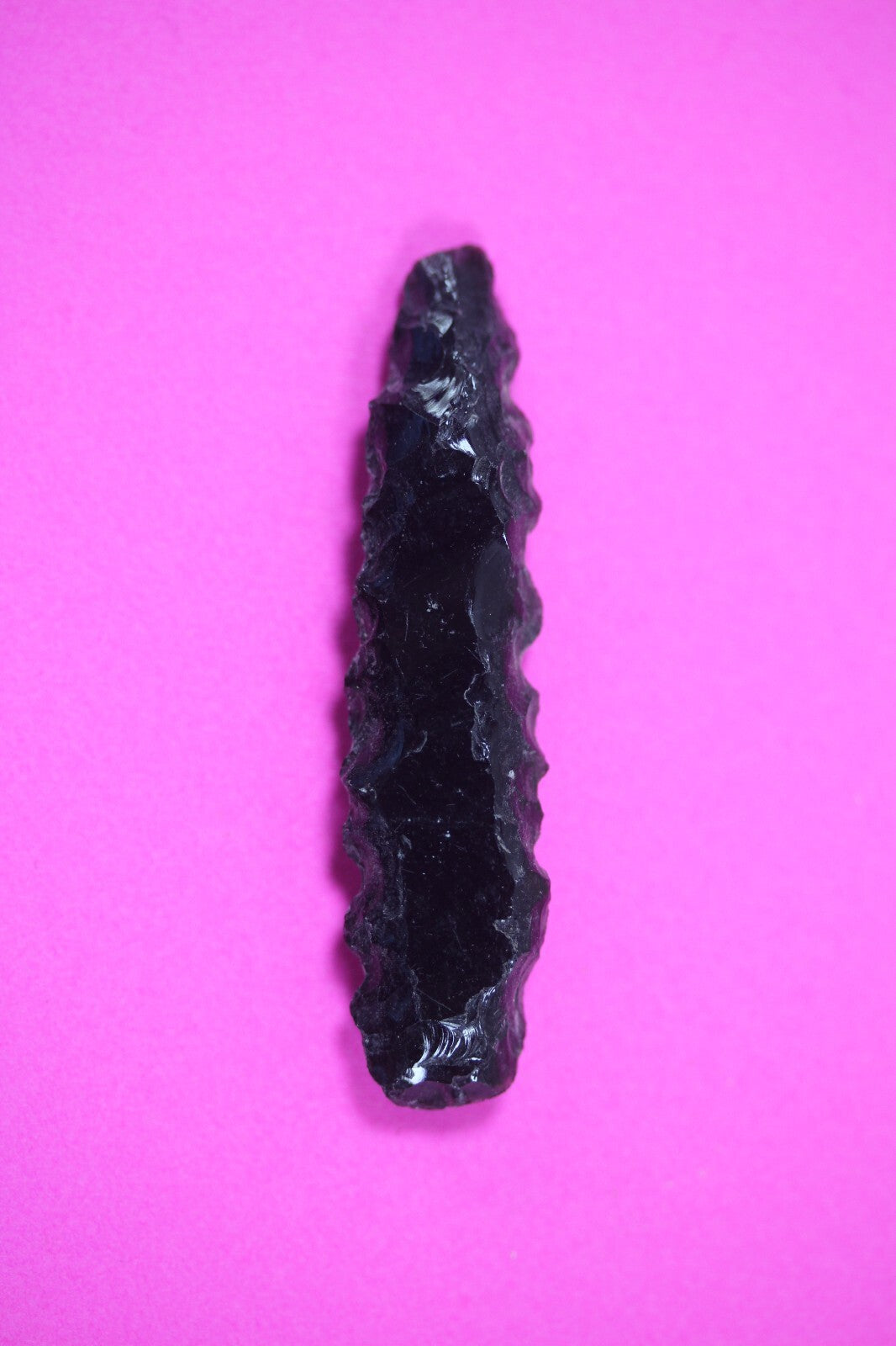 Authentic Pre Columbian Artifact Aztec Arrowhead Battle of Mexico City COA 38