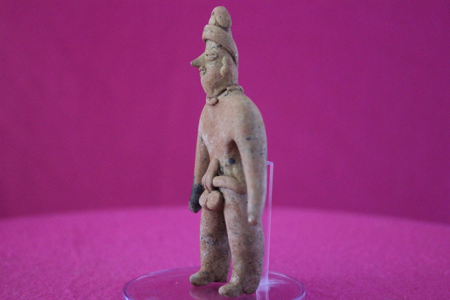 Authentic Pre Columbian Artifact Tomb Figure Colima Mexico 100 BC-250 AD COA 163