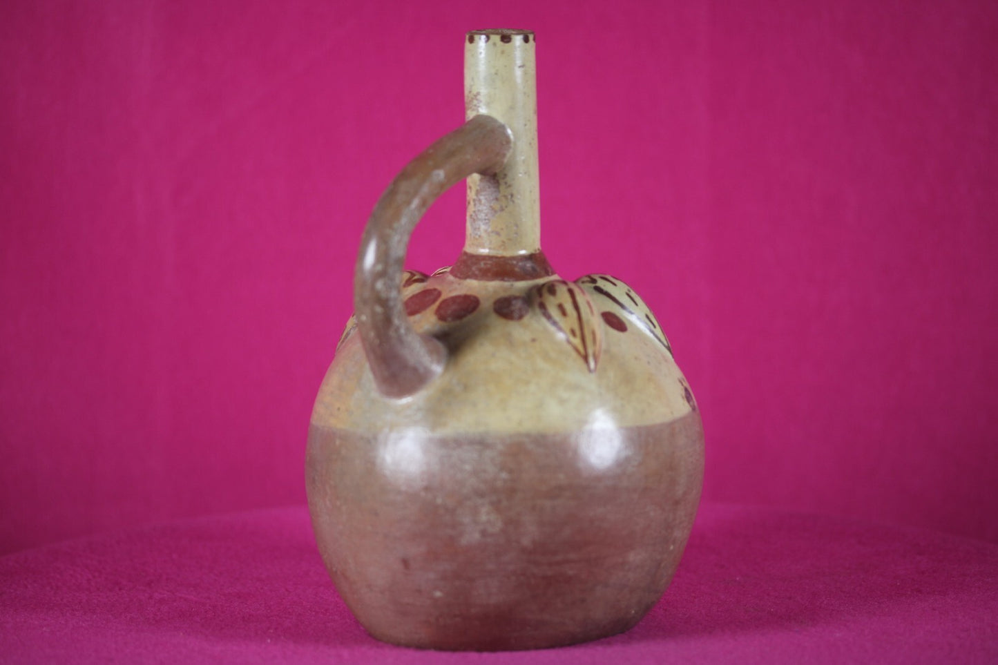 Authentic Pre Columbian Artifact Fruit Vessel Moche Ex Arte Primitivo COA T107