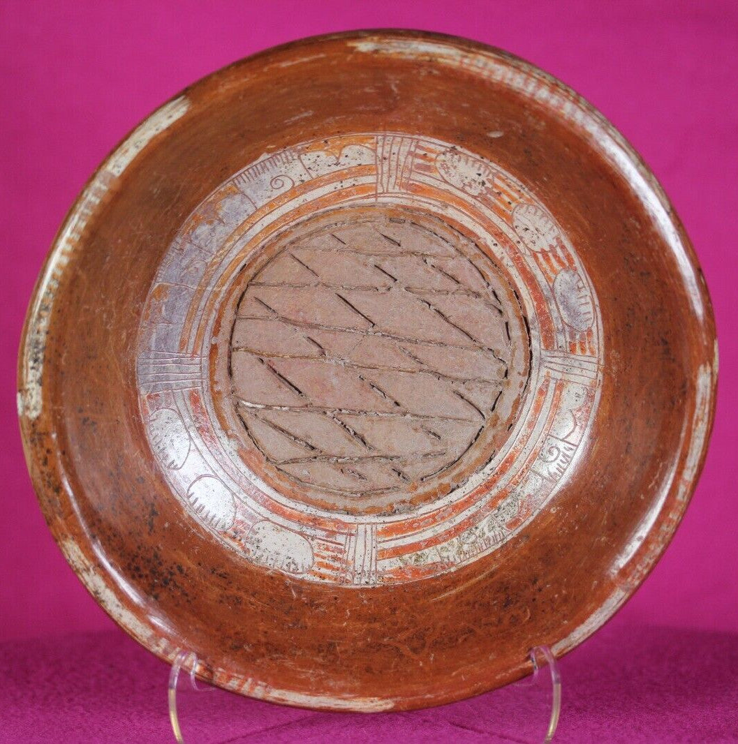 Authentic Pre Columbian Artifact Tripod Bowl Michoacan Ex Arte Primitivo COA T34