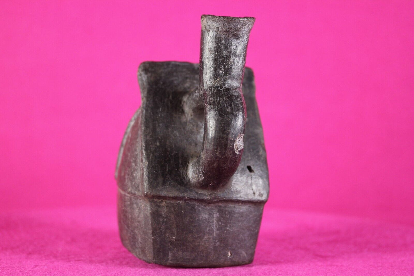 Authentic Pre Columbian Artifact House Stirrup Vessel Moche Peru COA J66