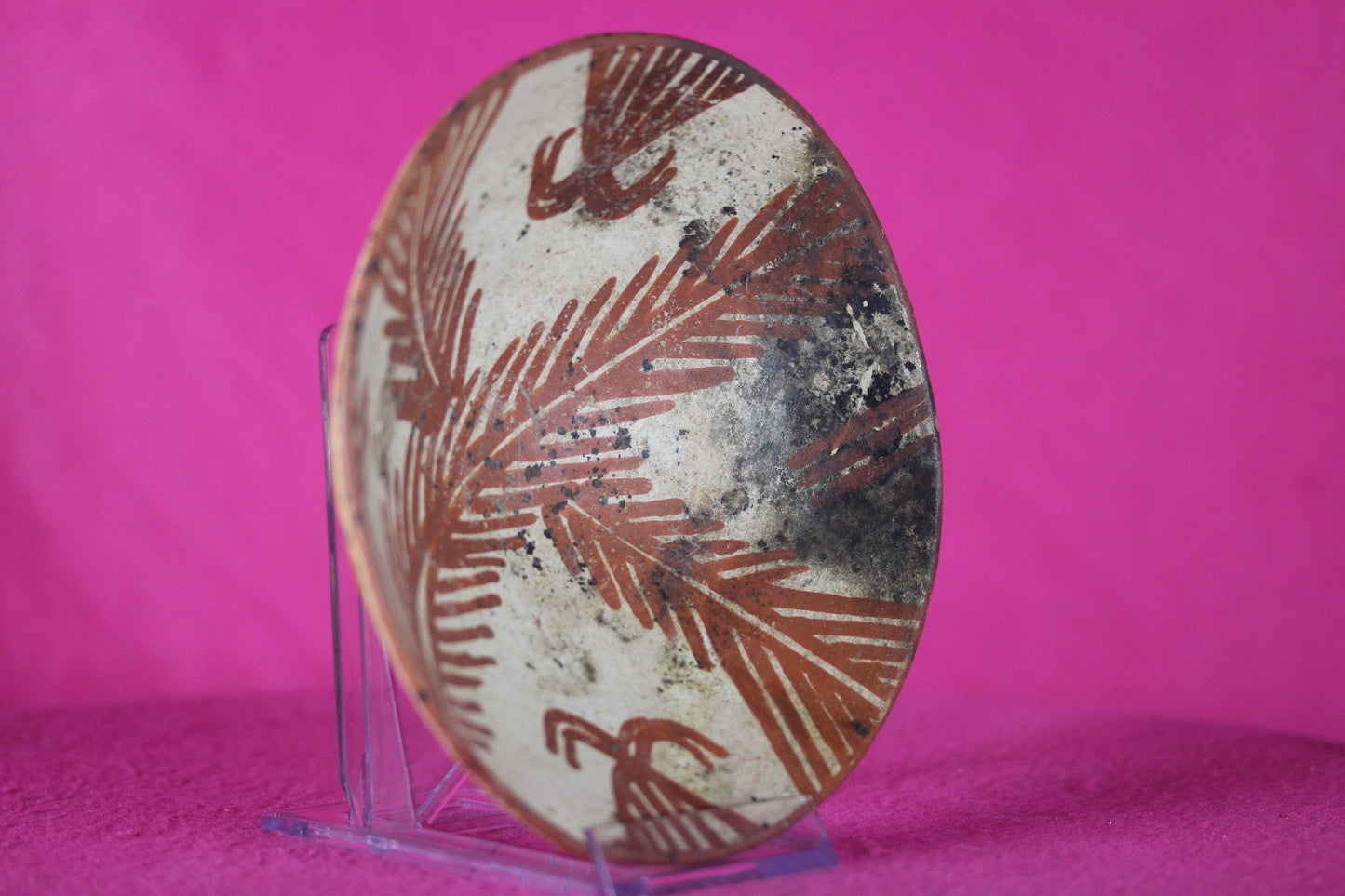 Authentic Pre Columbian Artifact Decorated Bowl Cajamarca Peru Pre Inca COA 206