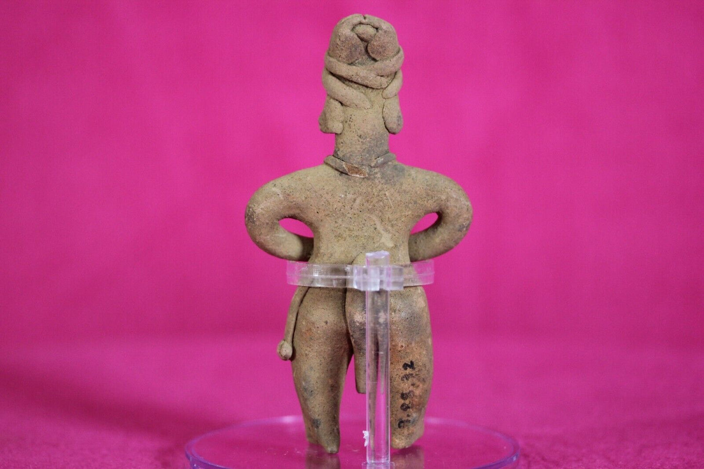 Authentic Pre Columbian Artifact Tomb Figure Colima Mexico 200 BC-500 AD COA T99