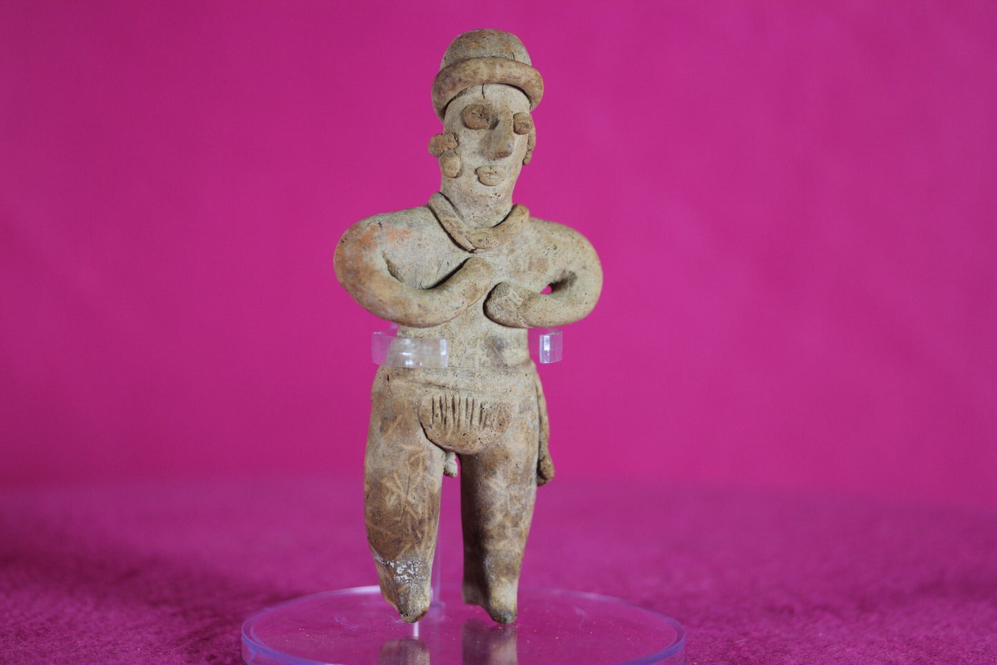 Pre Columbian Artifact Authentic Tomb Figure Colima Mexico 100 BC-250 AD COA 140