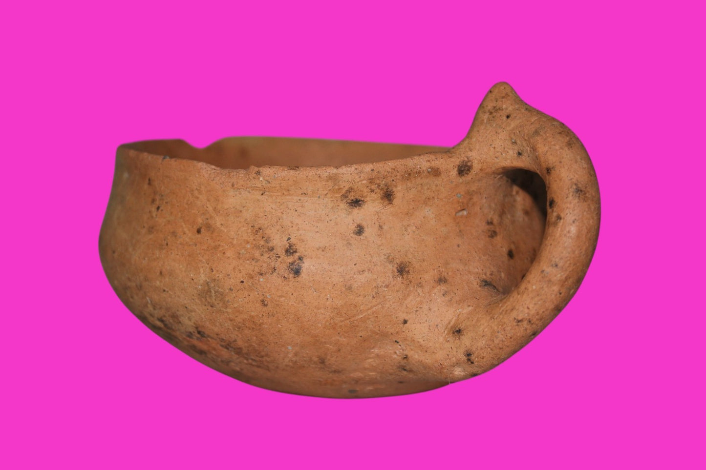 Holy Land Artifact Authentic 4000 Year Old Cup Time of Abraham 2000 BC COA J116