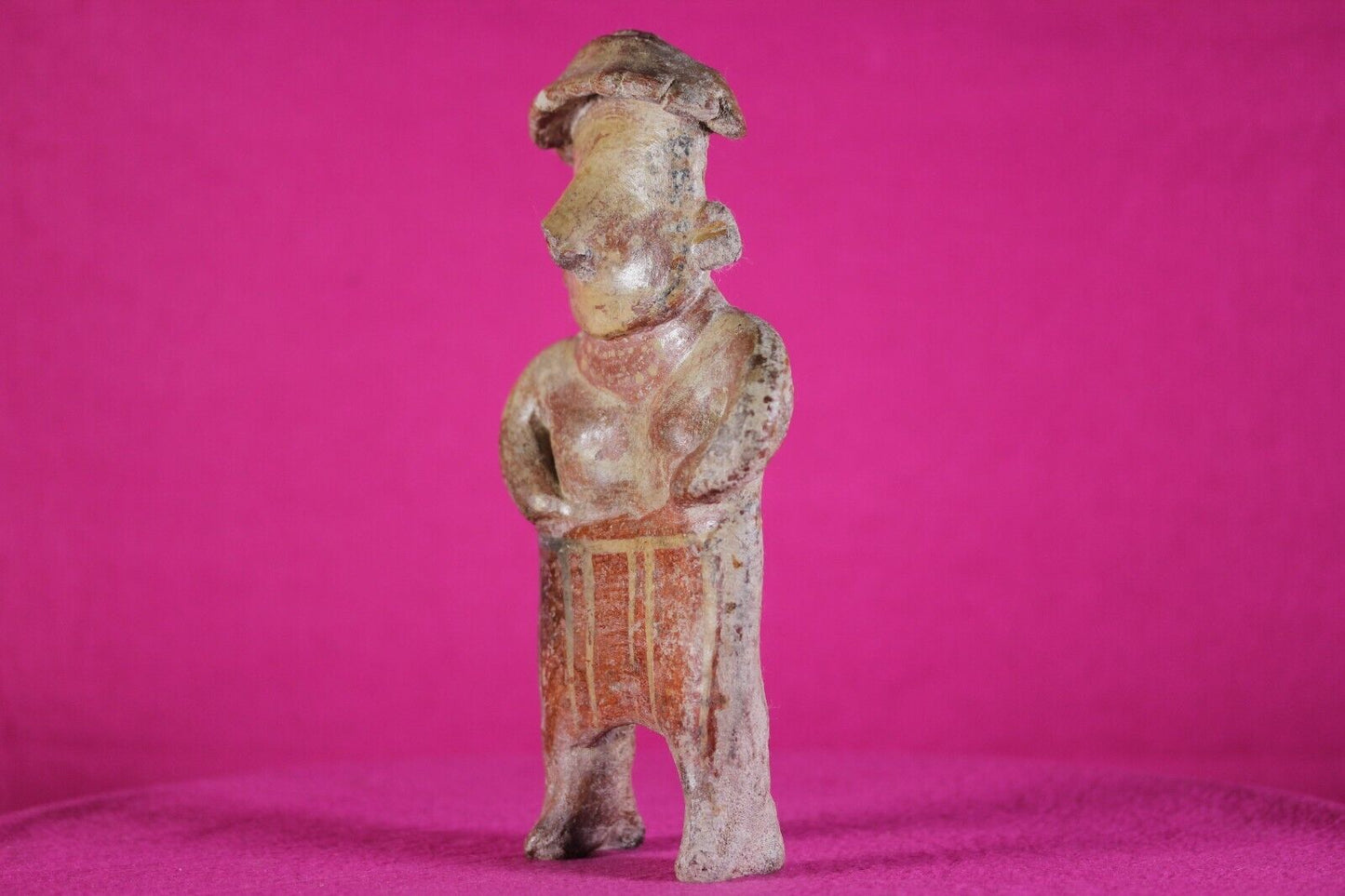 Authentic Pre Columbian Artifact Tomb Figure Nayarit Mexico 300 BC-300 AD J09