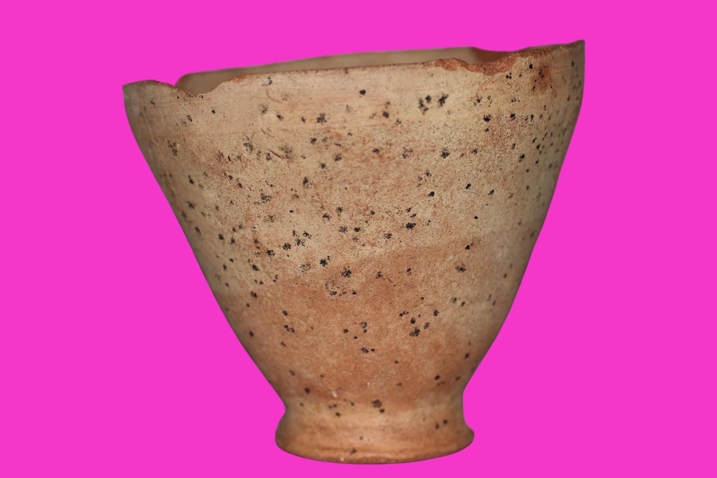 Holy Land Artifact Authentic 4000 Year Old Cup Time of Abraham 2000 BC COA J143