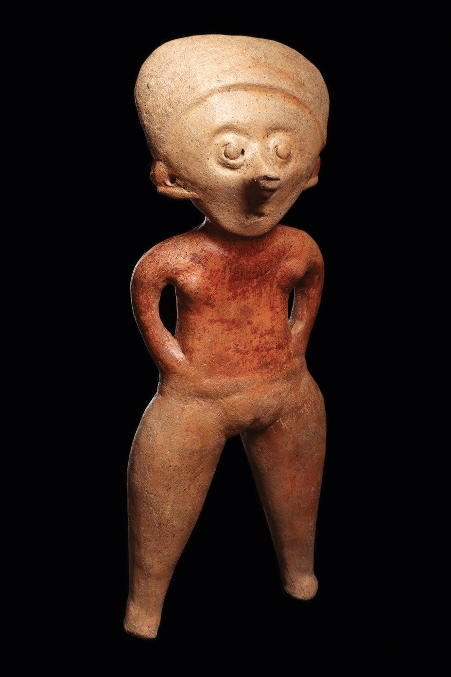 Authentic Pre Columbian Artifact Big Chinesco Figure Mexico Arte Primitivo T126