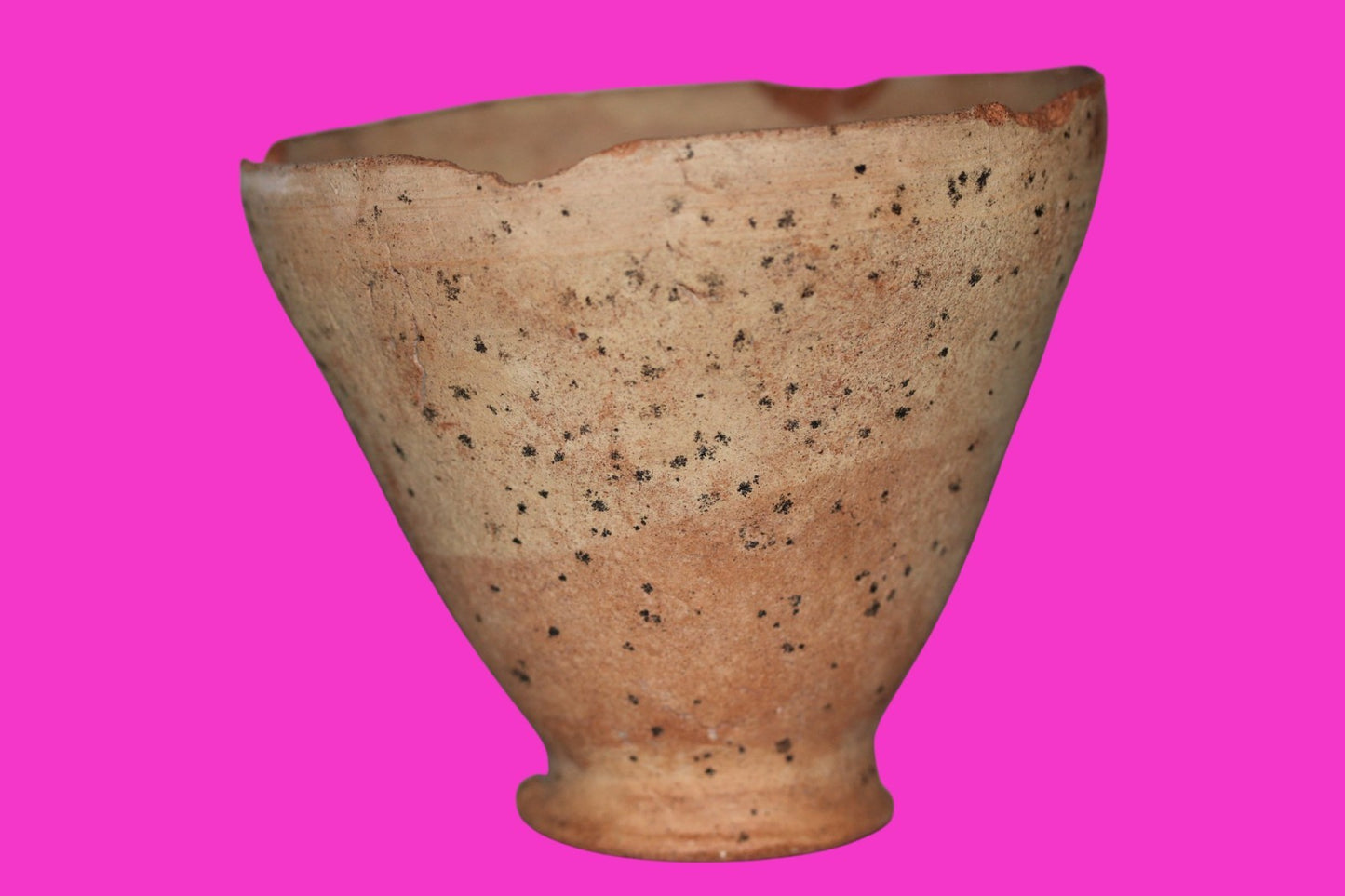 Holy Land Artifact Authentic 4000 Year Old Cup Time of Abraham 2000 BC COA J143