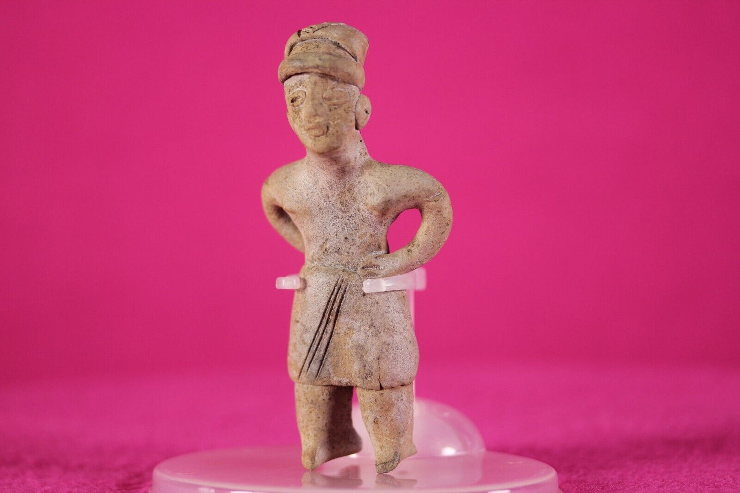 Pre Columbian Artifact Colima Figure Mexico 300BC-300AD Certified COA J62