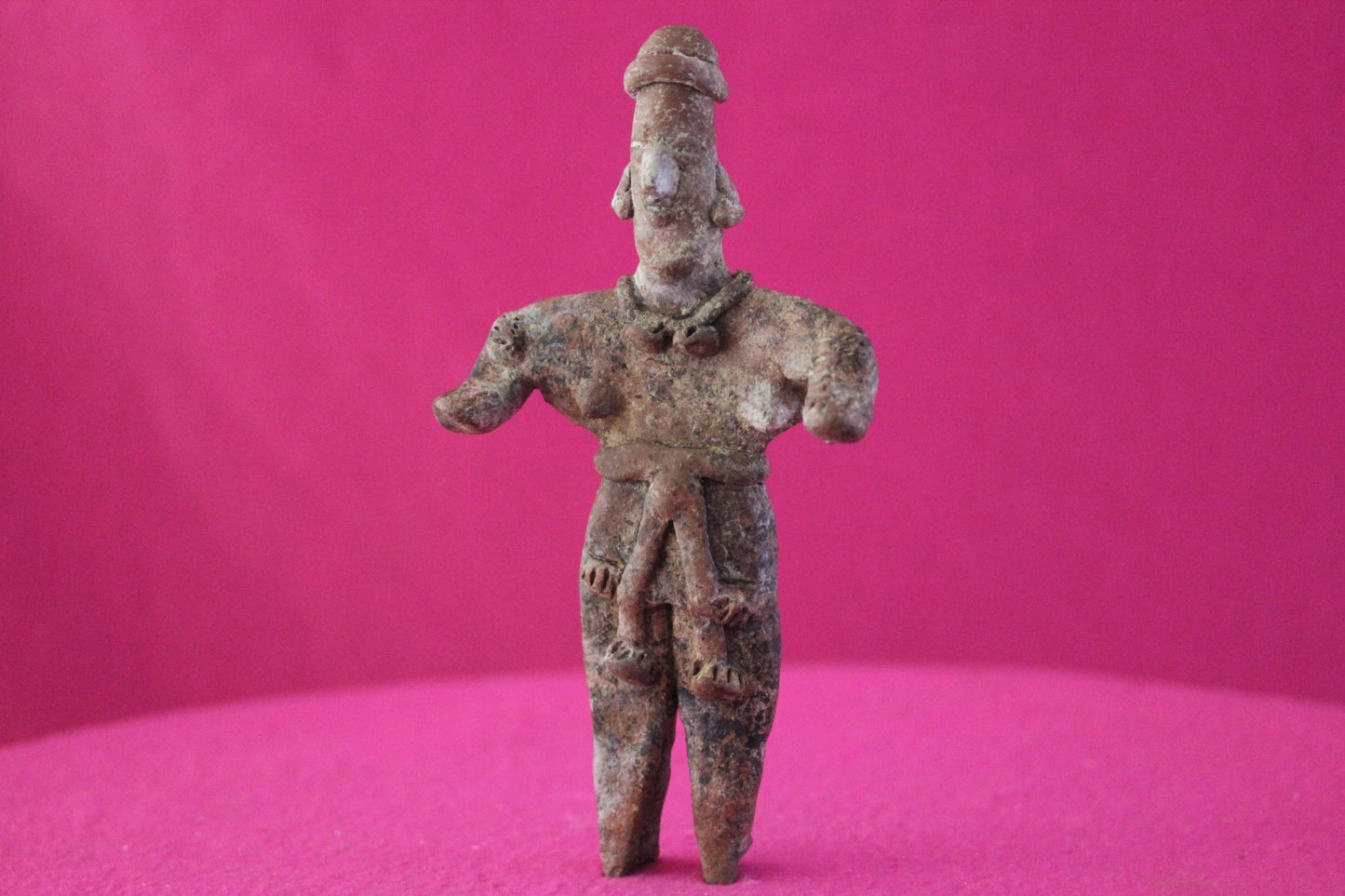 Authentic Pre Columbian Artifact Lady Shaman Tomb Figure Colima Mexico COA 202