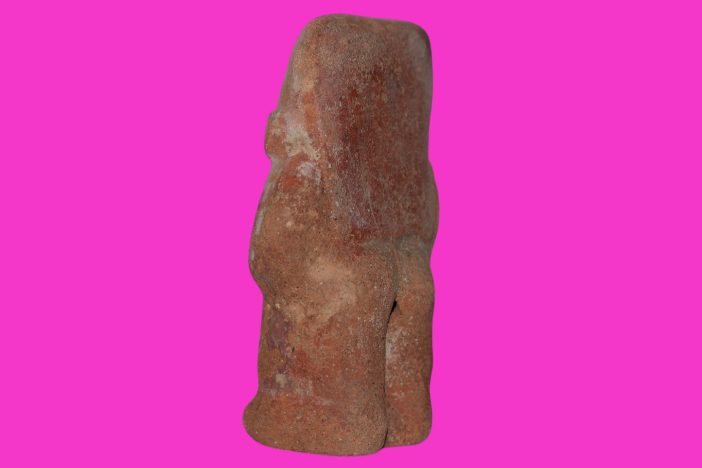 Pre Columbian Authentic Artifact Moche Rattle Figure Peru 850 - 1100 AD COA J34
