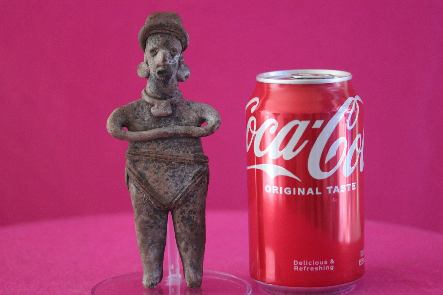 Authentic Pre Columbian Artifact Tomb Figure Colima Mexico 100 BC-250 AD COA 203