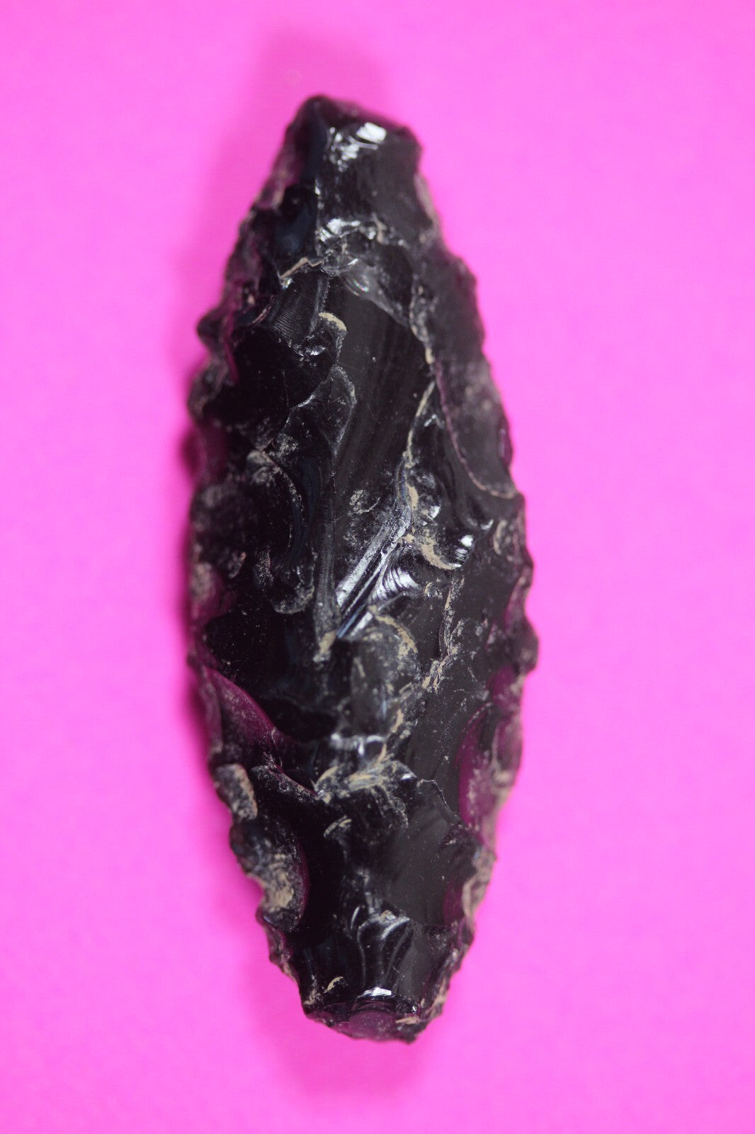 Authentic Pre Columbian Artifact Aztec Arrowhead Battle of Mexico City COA 05