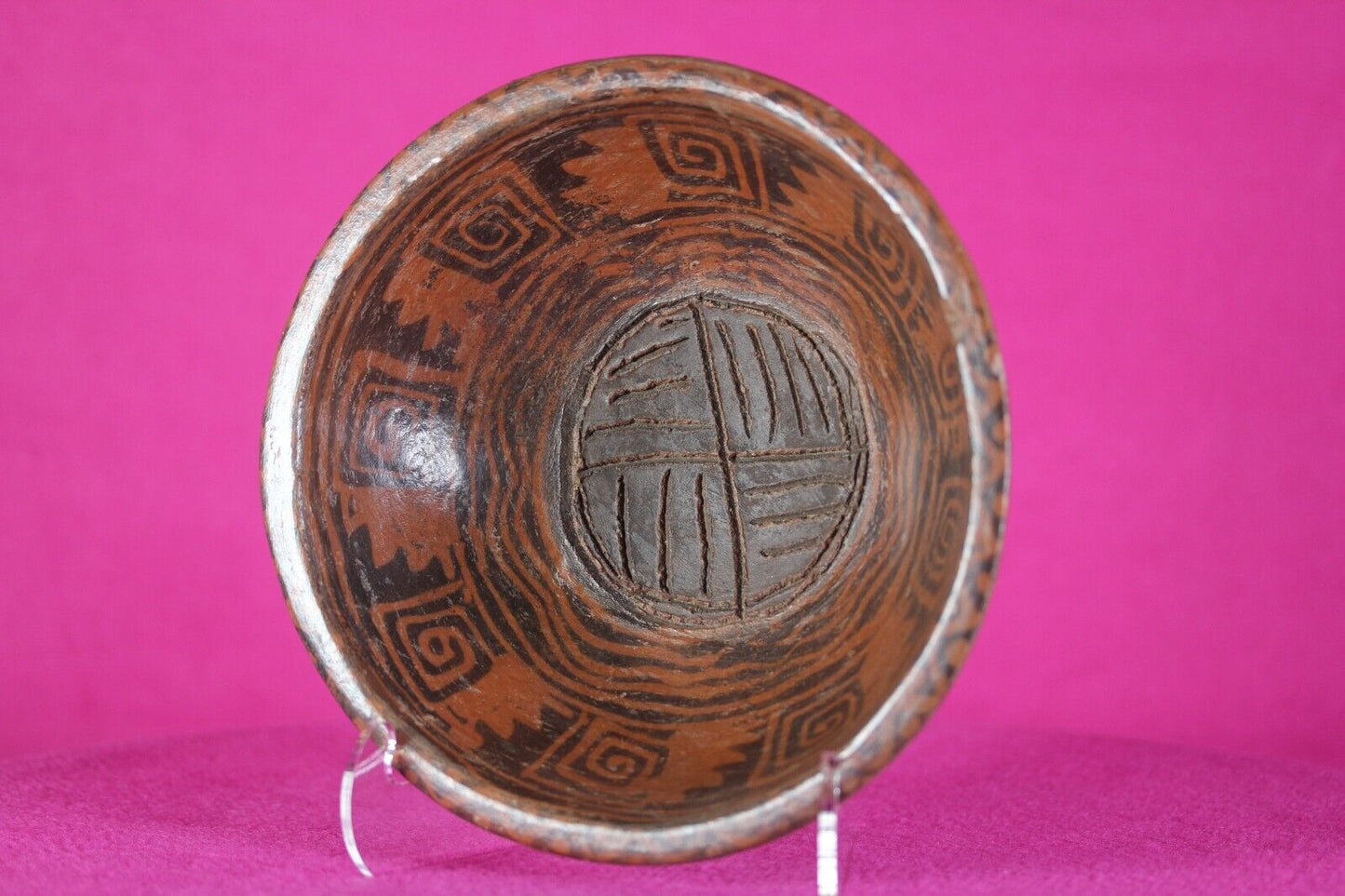 Authentic Pre Columbian Artifact Michoacan Tripod Bowl Ex Arte Primitivo COA T26