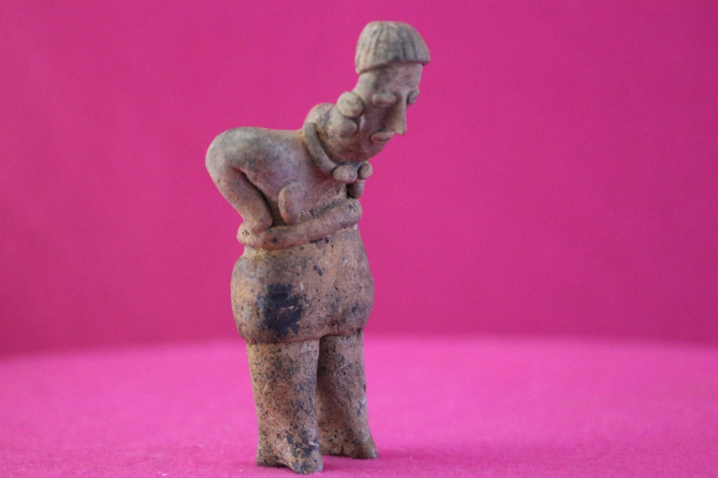 Authentic Pre Columbian Artifact Rare Grandma Tomb Figure Colima Mexico COA 201