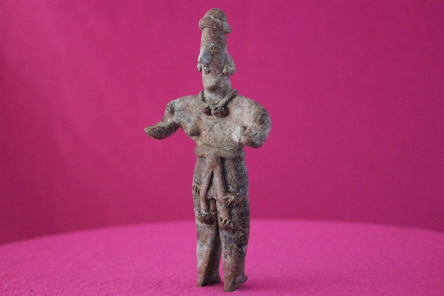 Authentic Pre Columbian Artifact Lady Shaman Tomb Figure Colima Mexico COA 202