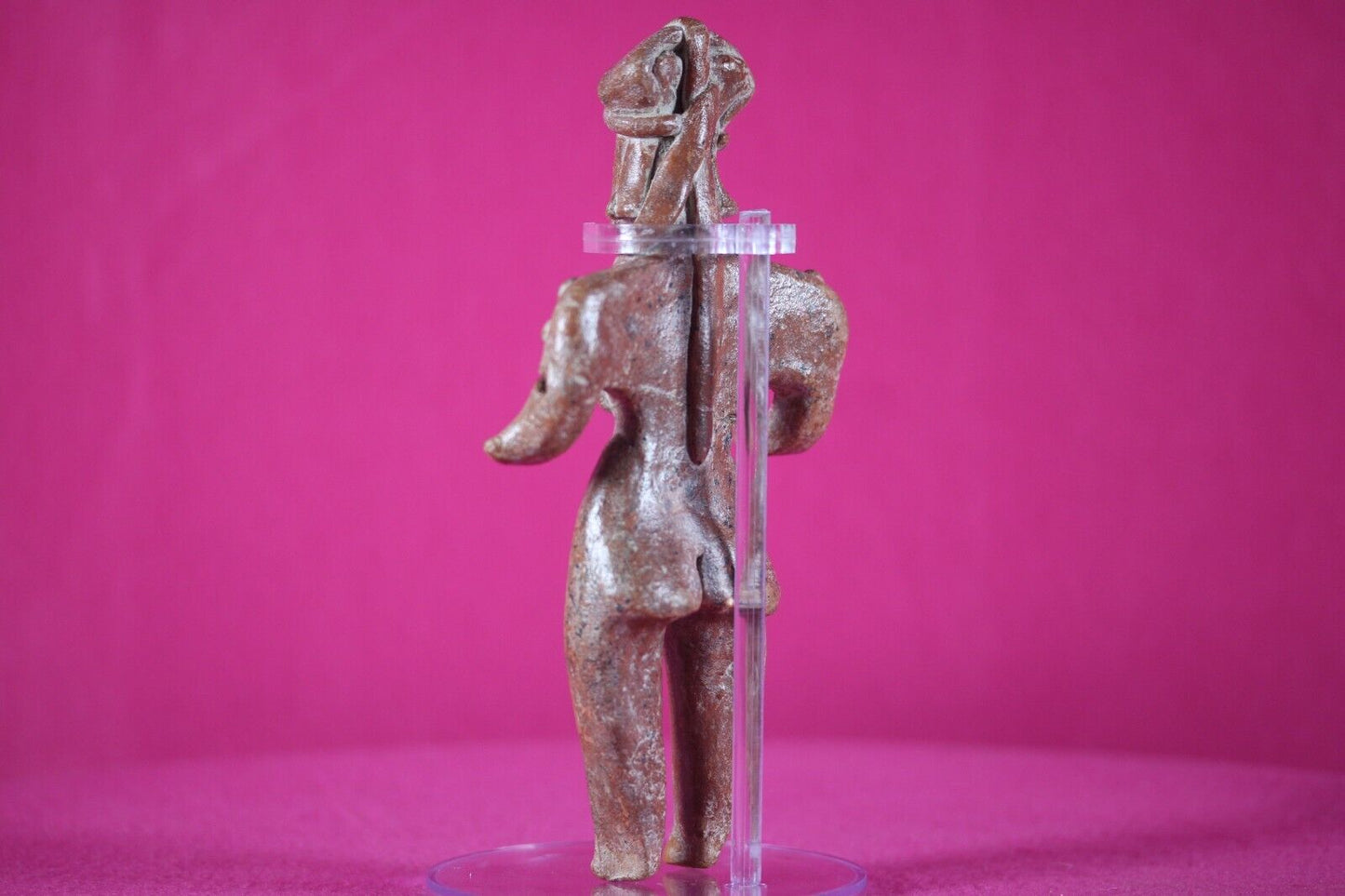 Ex Actor Kirk Douglas Authentic Pre Columbian Artifact Girl Tomb Figure COA T121