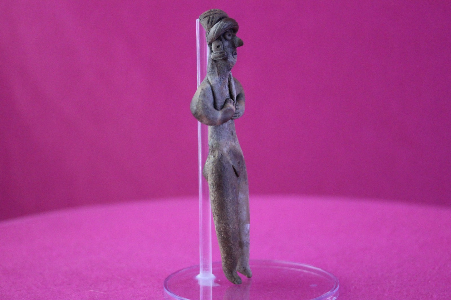 Authentic Pre Columbian Artifact Pretty Lady Tomb Figure Colima Mexico COA 204