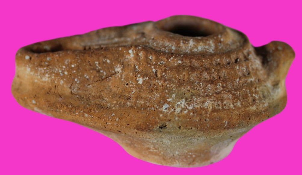 Jesus Christ Homeland Oil Lamp Authentic Holy Land Artifact 100 - 400 AD COA L02