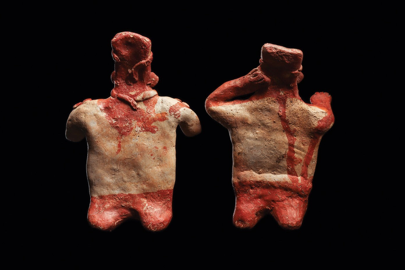Authentic Pre Columbian Artifact Two Jalisco Figures Mexico Arte Primitivo T124