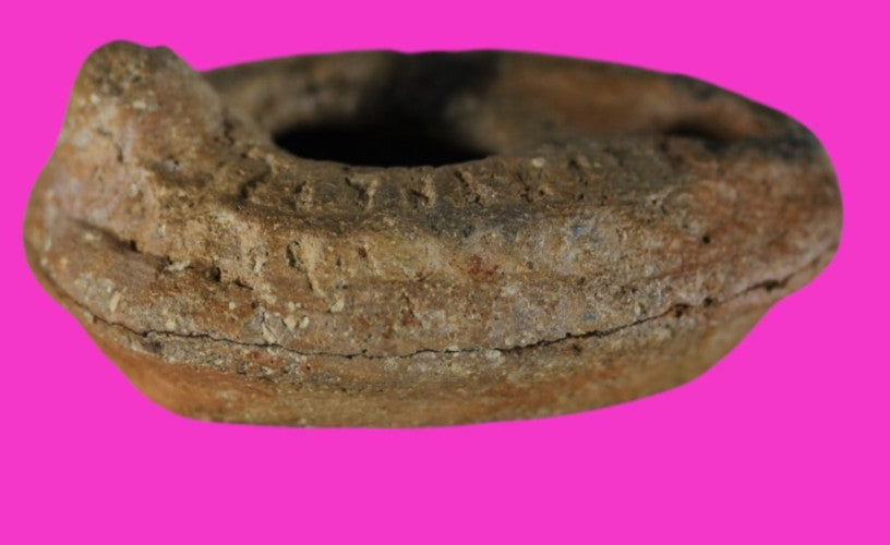 Jesus Christ Homeland Oil Lamp Authentic Holy Land Artifact 100 - 400 AD COA L11