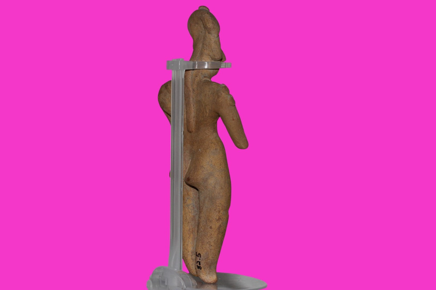 Pre Columbian Artifact 7in Female Shaman Tomb Figure Colima Mexico 100BC COA 251