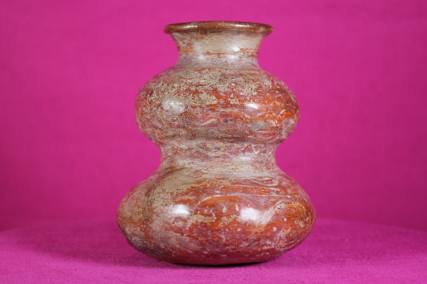 Authentic Pre Columbian Artifact Two Tier Olla Michoacan Arte Primitivo COA T64