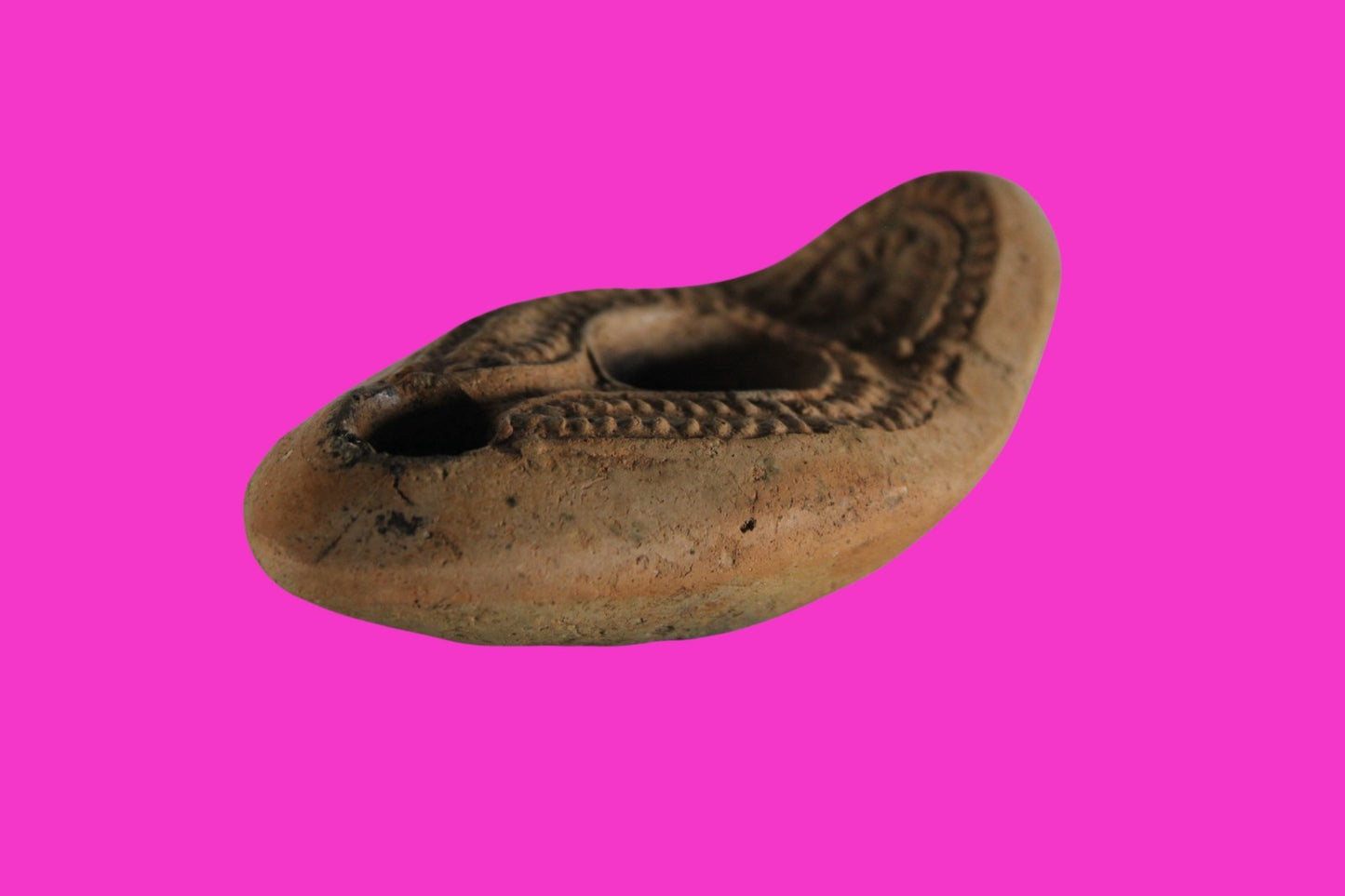 Ancient Holy Land Oil Lamp Artifact From Jesus Christ Homeland 400-500AD COA 27