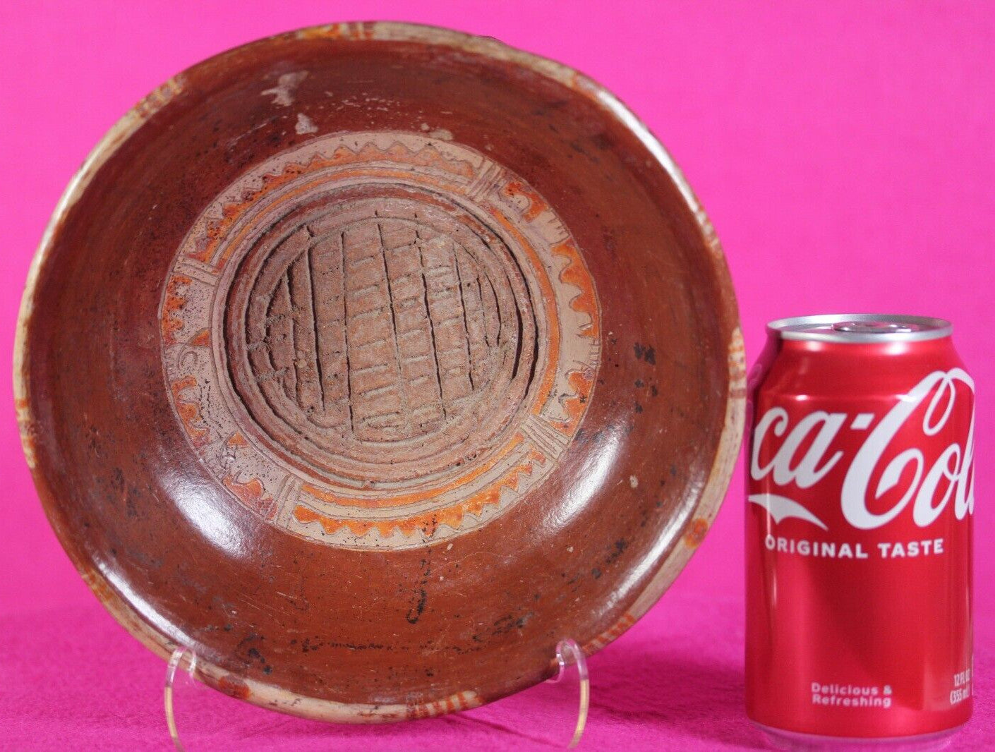 Authentic Pre Columbian Artifact Tripod Bowl Michoacan Ex Arte Primitivo COA T35
