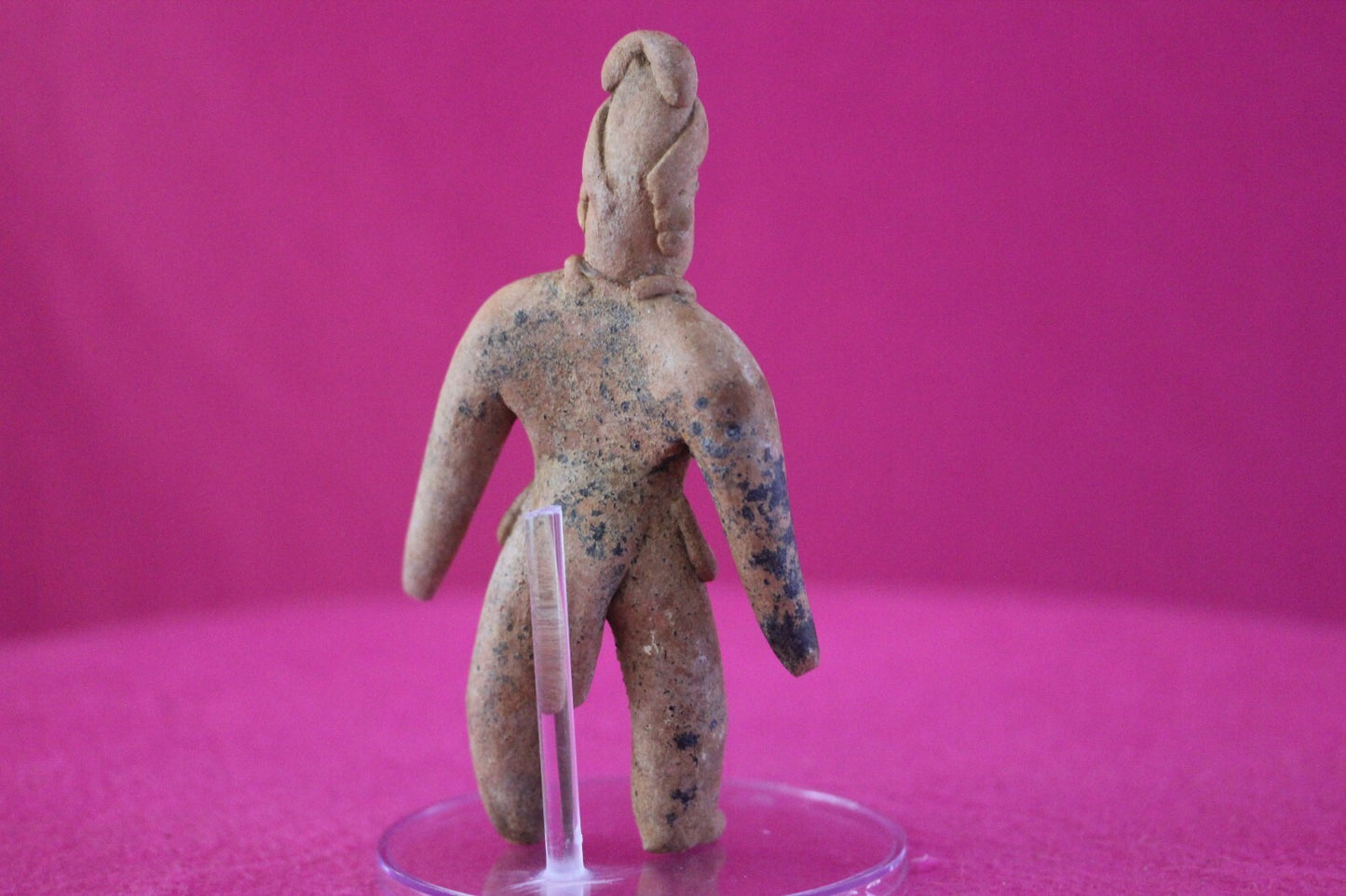 Authentic Pre Columbian Artifact Tomb Figure Colima Mexico 100 BC-250 AD COA 163